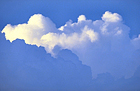 Blue and white clouds