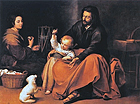 The Holy Family by Bartolome Esteban Murillo