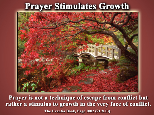 Prayer Stimulates Growth