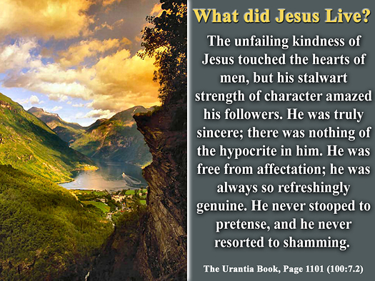 What Did Jesus Live? - Quote of the Day