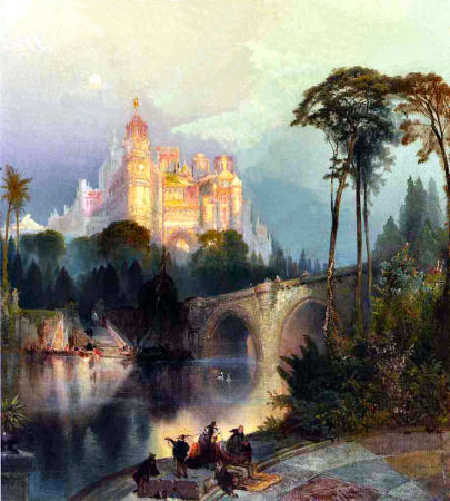 Fantastic Landscape by Thomas Moran