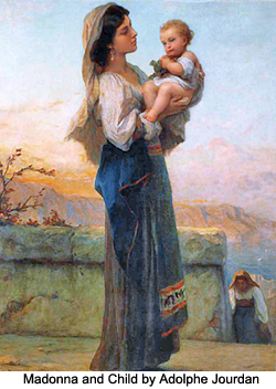 Madonna and Child by Adolphe Jourdan