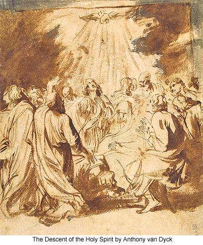 The Descent of the Holy Spirit by Anthony van Dyck