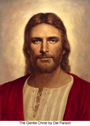 The Gentle Christ by Del Parson