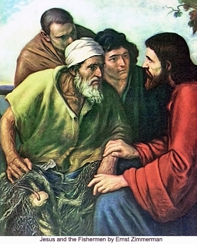 Zimmerman on Jesus And The Fishermen By Ernst Zimmerman
