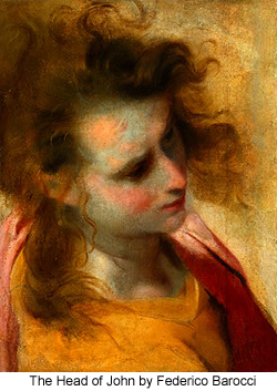 The Head of John by Federico Barocci