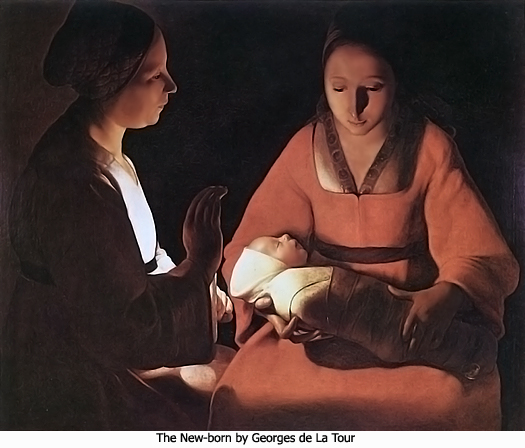 The New-born by Georges de La Tour