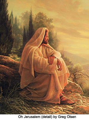 Oh Jerusalem (detail) by Greg Olsen