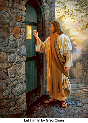 Let Him In by Greg Olsen