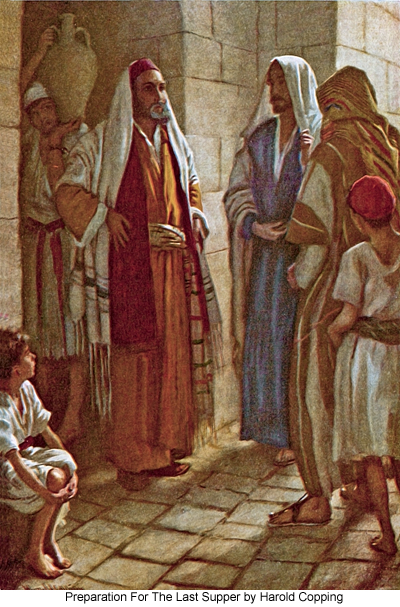 Preparation For The Last Supper by Harold Copping