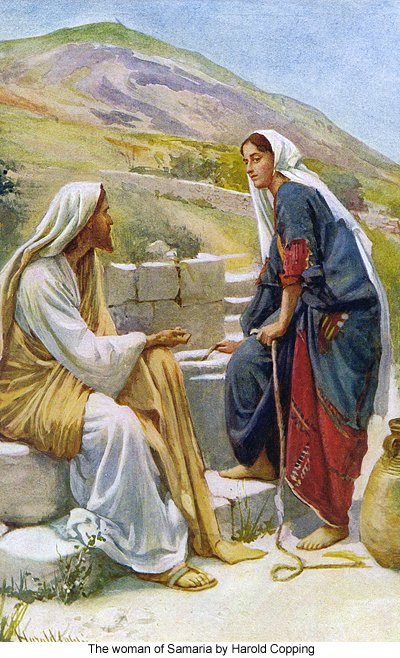 clipart jesus and the woman at the well - photo #13