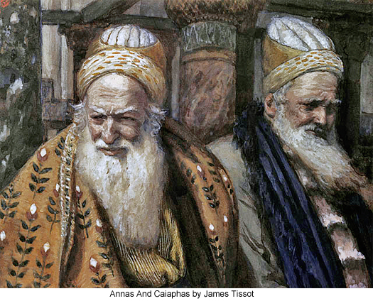 Annas and Caiaphas by James Tissot