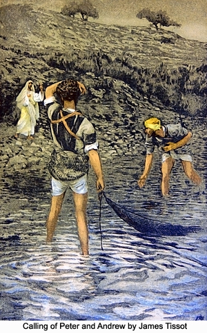 Calling of Peter and Andrew by James Tissot
