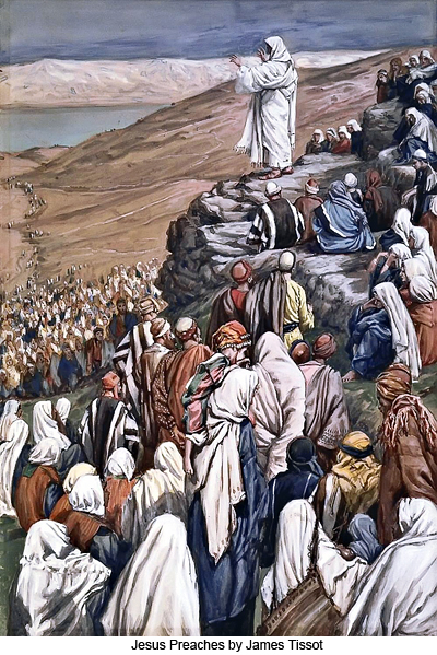 Jesus Preaches by James Tissot