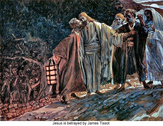 Jesus is Betrayed by James Tissot