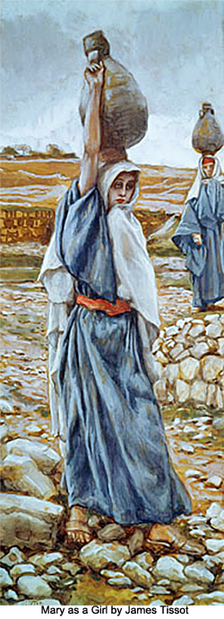 Mary as a Girl by James Tissot