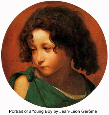 Portrait of a Young Boy by Jean-Léon Gérôme
