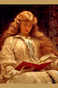 The Maid With the Golden Hair by Lord Frederick Leighton