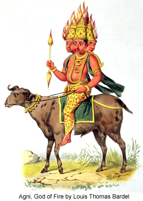 agni fire god