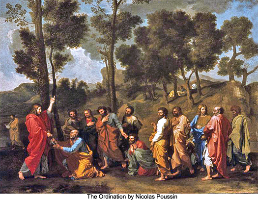 The Ordination by Nicholas Poussin