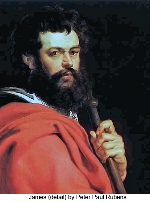 St. James (detail) by Peter Paul Rubens