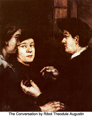 The Conversation by Ribot Theodule Augustin
