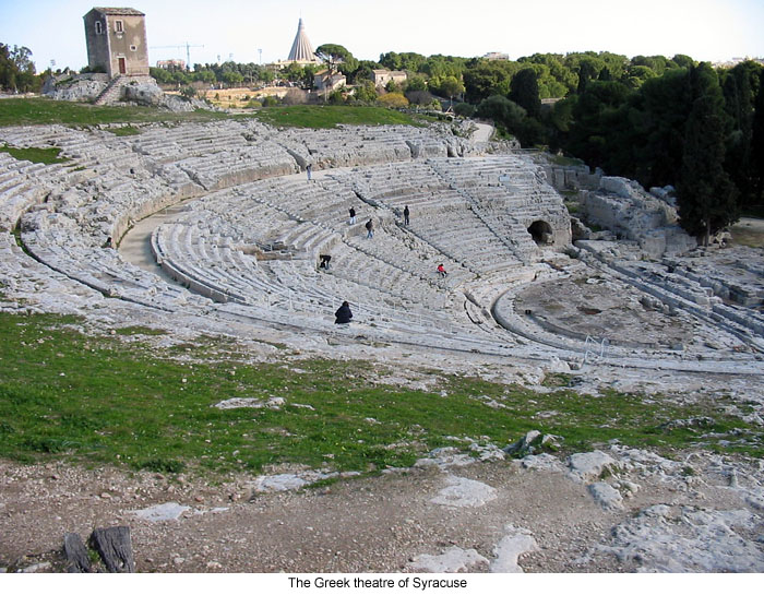 The Greek Theater of Syracuse