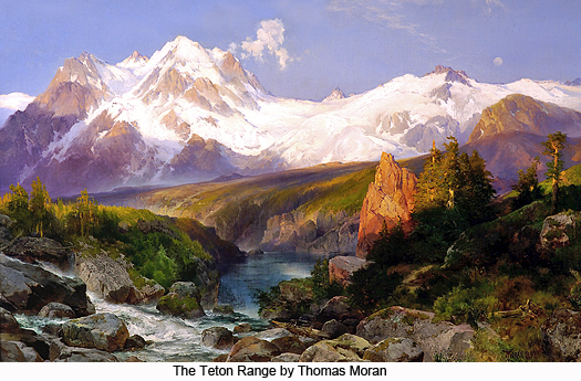 The Teton Range by Thomas Moran