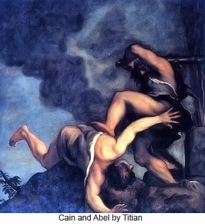 Cain and Abel by Titian