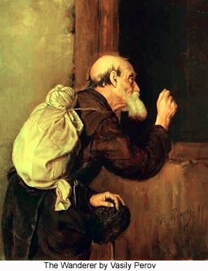 The Wanderer by Vasily Perov