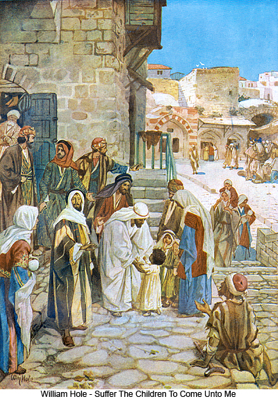 Suffer The Children To Come Unto Me by William Hole