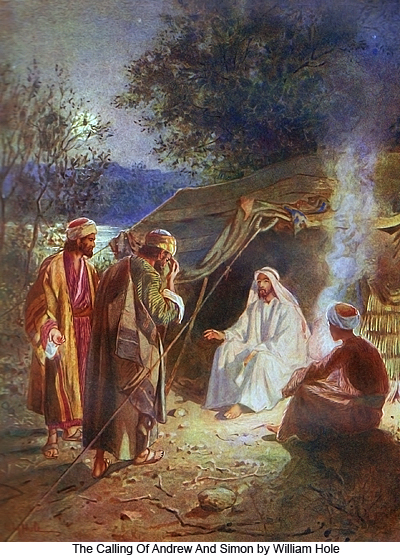 The Calling of Andrew And Simon by William Hole