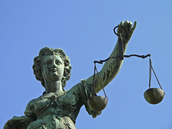 Justicia. Justice with scales