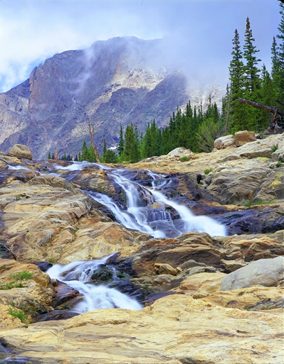 Mummy Range Cascades - Rocky Mountain National Park by John Fielder