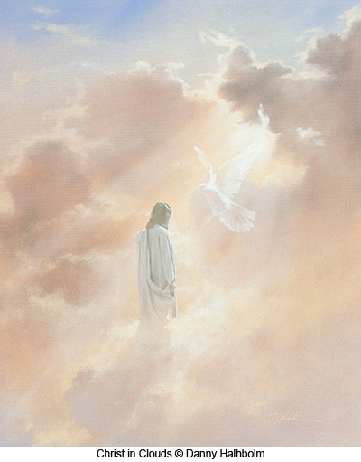 Christ in Clouds by Danny Halhbolm