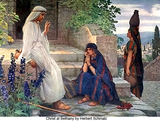 Christ at Bethany by Herbert Schmalz