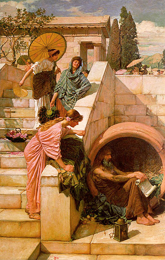 Diogenes by John William Waterhouse
