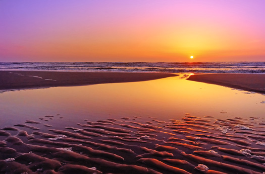 beautiful sunset landscape